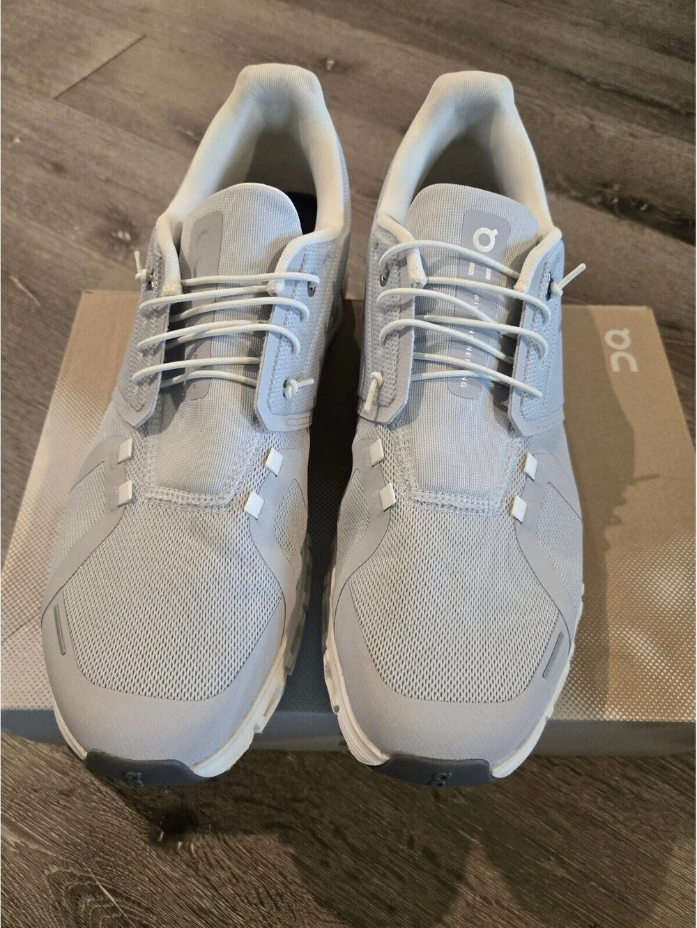 On Cloud 6 Glacier White 3MF10070070 Men's Size 13 Display Model Box